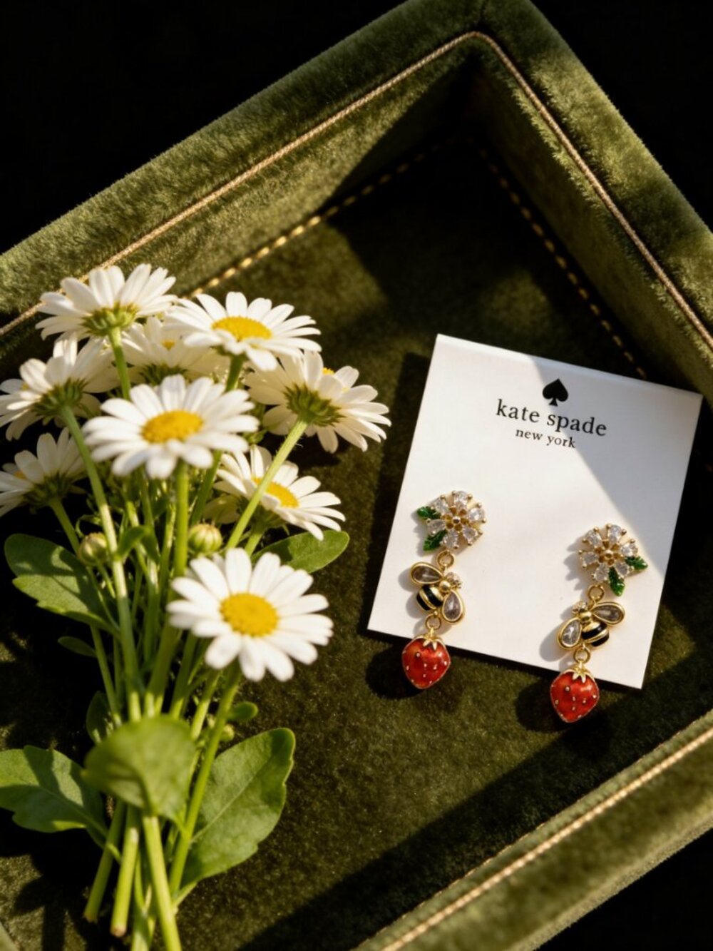 Strawberry Fields Statement Earrings